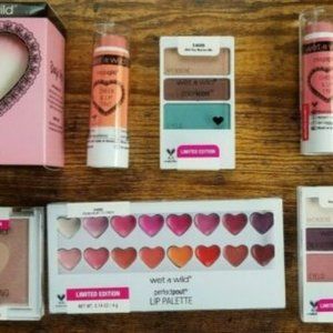 New Wet N Wild Limited Edition Megaglo Sweetest Bling kiss me if u can heart